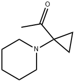 Ethanone, 1-[1-(1-piperidinyl)cyclopropyl]- (9CI) 化学構造式