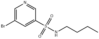 5-broMo-N-butylpyridine-3-sulfonaMide 结构式