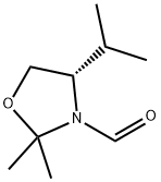 3-Oxazolidinecarboxaldehyde,2,2-dimethyl-4-(1-methylethyl)-,(S)-(9CI) 结构式