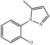 1 - (2 -氯苯基)- 5 -甲基- 1H -吡唑 结构式