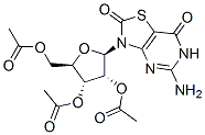 5-amino-3-(2,3,5-tri-O-acetyl-beta-ribofuranosyl)thiazolo(4,5-d)pyrimidine-2,7-dione,124737-24-2,结构式