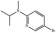 5-broMo-N-isopropyl-N-Methylpyridin-2-aMine Structure