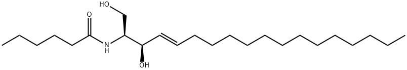N-己酰基-D-神经鞘氨醇,124753-97-5,结构式