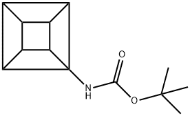 Carbamic acid, pentacyclo[4.2.0.02,5.03,8.04,7]octyl-, 1,1-dimethylethyl ester 化学構造式
