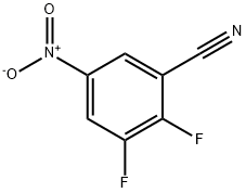 Benzonitrile, 2,3-difluoro-5-nitro- 化学構造式