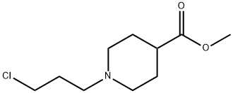 Methyl 1-(3-chloropropyl)piperidine-4-carboxylate Structure