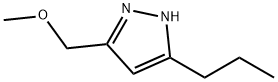 1H-Pyrazole,  3-(methoxymethyl)-5-propyl- 化学構造式