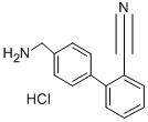 4-(2-Cyanophenyl)-benzylamineHCl Struktur
