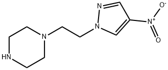 1-[2-(4-硝基-1H-吡唑-1-乙基]哌嗪, 1248142-10-0, 结构式