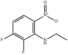 N-乙基-2,3-二氟-6-硝基苯胺,1248209-18-8,结构式