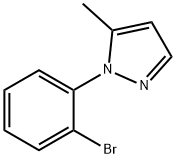 1-(2-broMophenyl)-5-Methyl-1H-pyrazole 化学構造式
