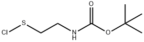 Carbamic acid, [2-(chlorothio)ethyl]-, 1,1-dimethylethyl ester (9CI) Structure