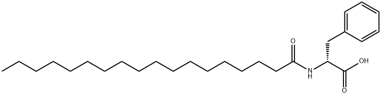 N-オクタデカノイル-D-フェニルアラニン 化学構造式