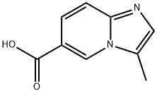 IMidazo[1,2-a]pyridine-6-carboxylic acid, 3-Methyl- Structure