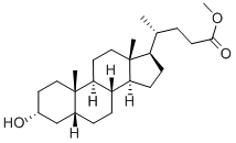 3-ALPHA-HYDROXY-5-BETA-CHOLAN-24-OIC ACID METHYL ESTER Struktur