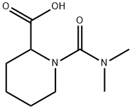 1-(DiMethylcarbaMoyl)piperidine-2-carboxylic Acid Structure