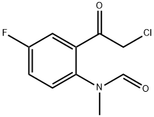 Formamide,  N-[2-(chloroacetyl)-4-fluorophenyl]-N-methyl-  (9CI),124958-76-5,结构式