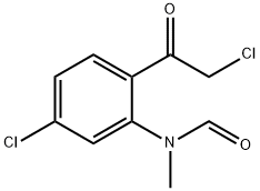 Formamide,  N-[5-chloro-2-(chloroacetyl)phenyl]-N-methyl-  (9CI) Structure