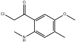 124959-21-3 Ethanone,  2-chloro-1-[5-methoxy-4-methyl-2-(methylamino)phenyl]-