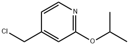 4-(chloroMethyl)-2-isopropoxypyridine 化学構造式