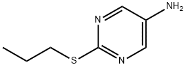 5-Pyrimidinamine, 2-(propylthio)- 化学構造式