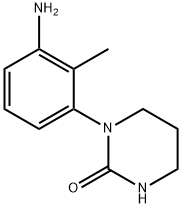 1-(3-AMINO-2-METHYLPHENYL)TETRAHYDROPYRIMIDIN-2(1H)-ONE,1249787-17-4,结构式