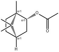 Isobornyl acetate Structure