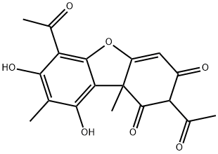 松萝酸, 125-46-2, 结构式