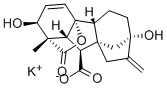 2β,7-ジヒドロキシ-1-メチル-8-メチレン-13-オキソ-4aα,1α-(エポキシメタノ)ギバ-3-エン-10β-カルボン酸カリウム