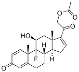 1250-85-7 21-乙酰氧基-9-氟-11-羟基孕甾-1,4,16-三烯-3,20-酮
