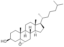 CHOLESTEROL-5ALPHA,6ALPHA-EPOXIDE Struktur