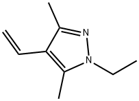 1H-Pyrazole,  4-ethenyl-1-ethyl-3,5-dimethyl- 结构式