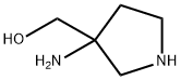 3-aMino-3-PyrrolidineMethanol 化学構造式