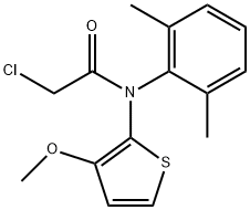 2-Chloro-2',6'-dimethyl-N-(3-methoxy-2-thienyl)acetanilide Structure
