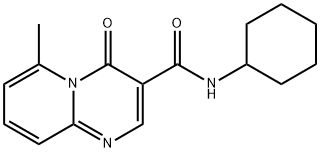 N-cyclohexyl-2-methyl-10-oxo-1,7-diazabicyclo[4.4.0]deca-2,4,6,8-tetra ene-9-carboxamide Structure