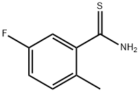 5-FLUORO-2-METHYL-THIOBENZAMIDE Struktur