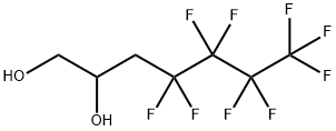 4,4,5,5,6,6,7,7,7-九氟-1,2-庚二醇 结构式