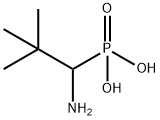 (1-氨基-2,2-二甲基丙基)磷酸水化物, 125078-15-1, 结构式