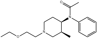 N-[(3S,4R)-1-(2-ethoxyethyl)-3-methyl-4-piperidyl]-N-phenyl-acetamide|