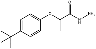 2-(4-叔丁基苯氧基)丙酰肼,125096-56-2,结构式