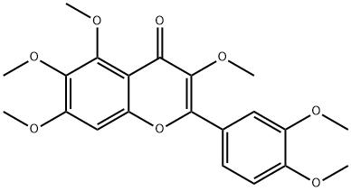 Quercetagetin 3,5,6,7,3',4'-hexamethyl ether|3,5,6,7,3',4'-六甲氧基黄酮