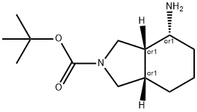 (3AR,4R,7AS)-TERT-BUTYL 4-(TERT-BUTOXYCARBONYLAMINO)HEXAHYDRO-1H-ISOINDOLE-2(3H)-CARBOXYLATE, 1251001-17-8, 结构式