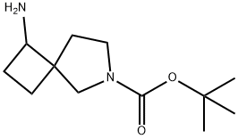 1-氨基-6-BOC-6-氮杂螺[3.4]辛烷 结构式