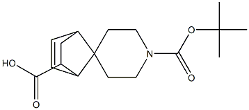 Racemic-(1S,4S,5S)-1'-(Tert-Butoxycarbonyl)Spiro[Bicyclo[2.2.1]Hept[2]Ene-7,4'-Piperidine]-5-Carboxylic Acid Structure
