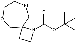 1-Boc-6-oxa-1,9-diazaspiro[3.6]decane 结构式
