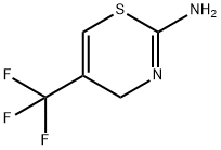 5-(trifluoromethyl)-4H-1,3-thiazin-2-amine Structure