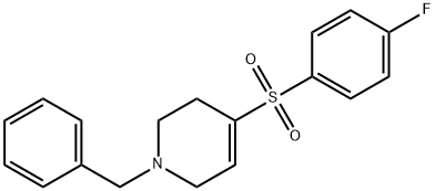 1-benzyl-4-(4-fluorophenylsulfonyl)-1,2,3,6-tetrahydropyridine Structure