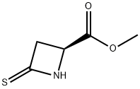 2-Azetidinecarboxylicacid,4-thioxo-,methylester,(S)-(9CI) 结构式