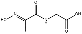 Glycine, N-[2-[(E)-hydroxyimino]-1-oxopropyl]- (9CI),125160-36-3,结构式