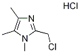 2-(Chloromethyl)-1,4,5-trimethyl-1H-imidazole hydrochloride Structure